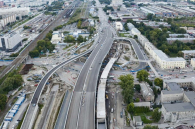 Эстакада четвертого моста проходит рядом с окнами новосибирцев