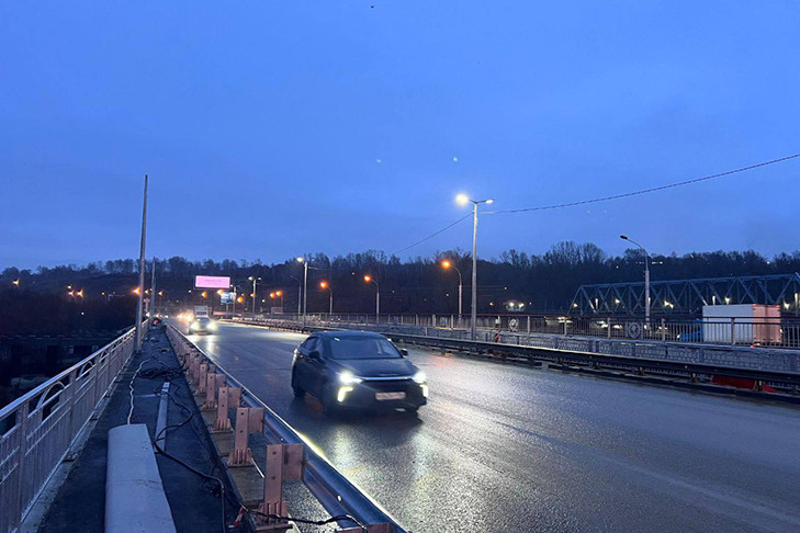 В Новосибирске завершен капитальный ремонт моста через Иню на Бердском шоссе