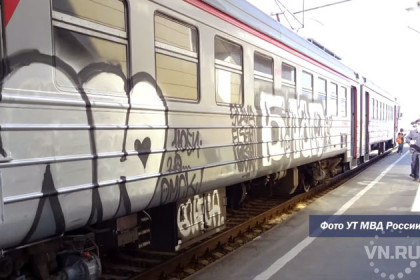 Два граффитиста из Омска нахулиганили в Новосибирской области