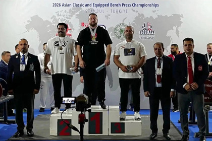 Новосибирский спортсмен стал двукратным чемпионом Азии по жиму штанги