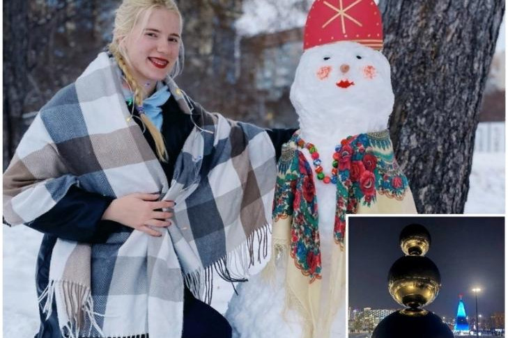 Песню про танец со снежной бабой спели в Новосибирске