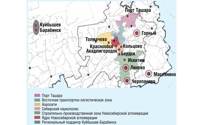 Новосибирская агломерация план