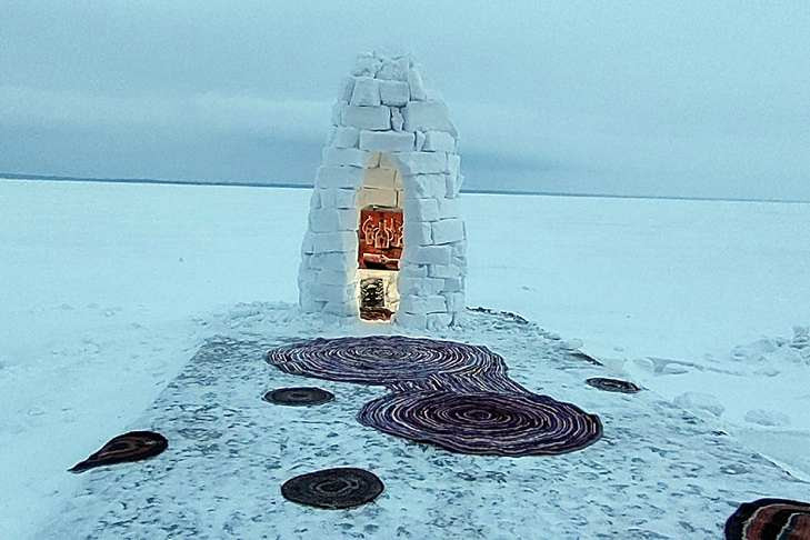 Маяк для рыбаков и космонавтов появился на Обском море в Новосибирске