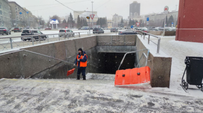 За сутки в Новосибирске вывезли более 23 тысяч кубометров снега