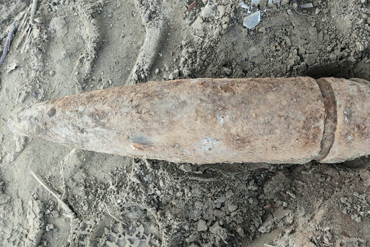 Эхо войны: на стройке в Новосибирске обнаружен снаряд