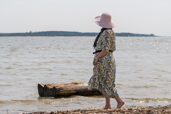 Блогер Надежда Стрелец восхитилась Обским морем