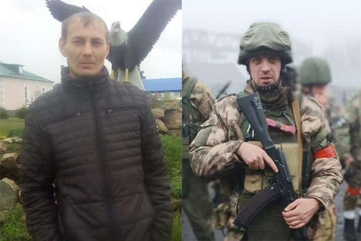 Простились в Мошковском районе с погибшими на СВО героями Юрьиным и Буториным