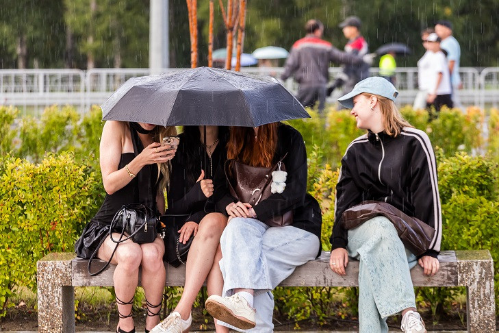 Новосибирск засыпало крупным градом 23 августа