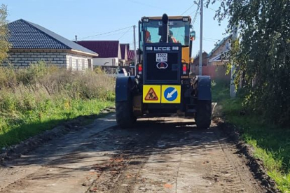 Дорожная техника приехала в частный сектор города Обь