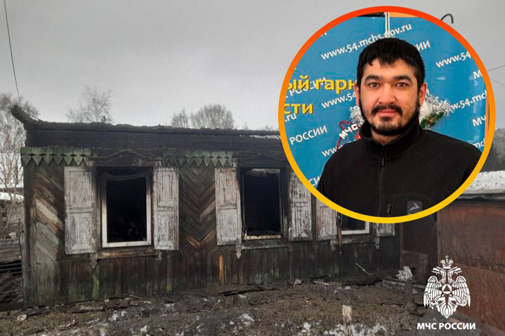 Залез в окно: житель Бердска Фамил спас из пожара пожилого мужчину