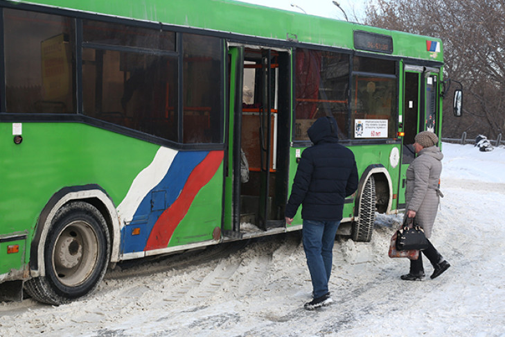 Порвал ухо водителю автобуса неадекватный пассажир в Бердске