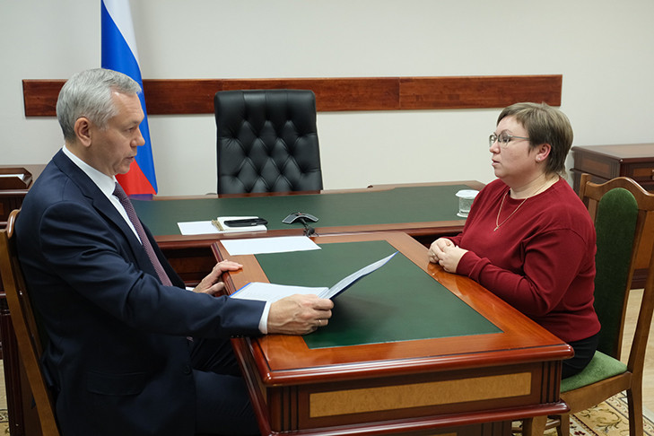 Андрей Травников на личном приеме рассмотрел вопросы новосибирцев