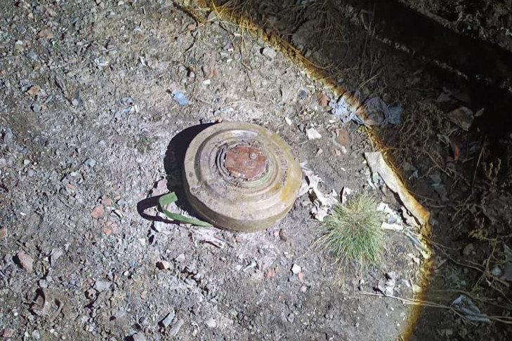 Противотанковая мина найдена трактористом под Новосибирском