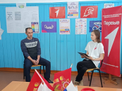 Крещенские школьники встретились с инструктор десантно – пожарной группы