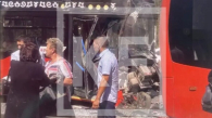 Два автобуса столкнулись на въезде в Казань