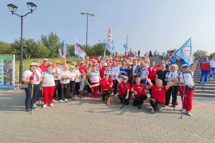 Спортивный праздник в честь Дня физкультурника прошел на Михайловской набережной