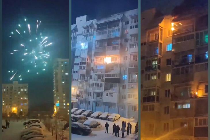 СКР расследует ЧП с петардой и загоревшимся балконом в новогоднюю ночь в Новосибирске