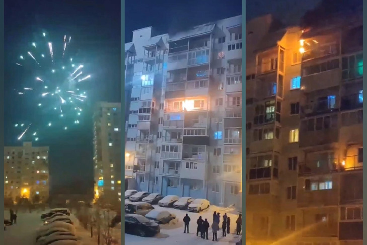 СКР расследует ЧП с петардой и загоревшимся балконом в новогоднюю ночь в Новосибирске
