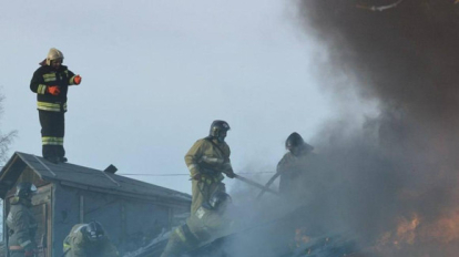 Женщина погибла в пожаре на улице Ольховской в Новосибирске