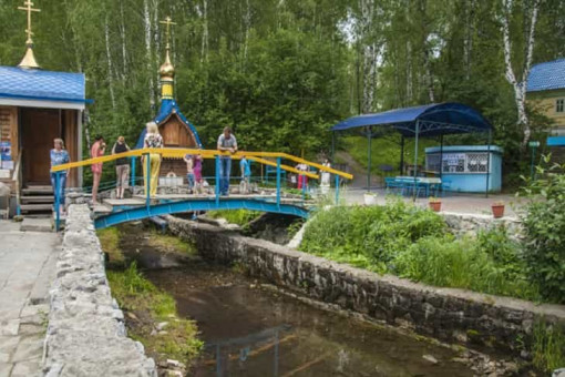 Святой источник смыло ливнем в Ложке под Искитимом Новосибирской области
