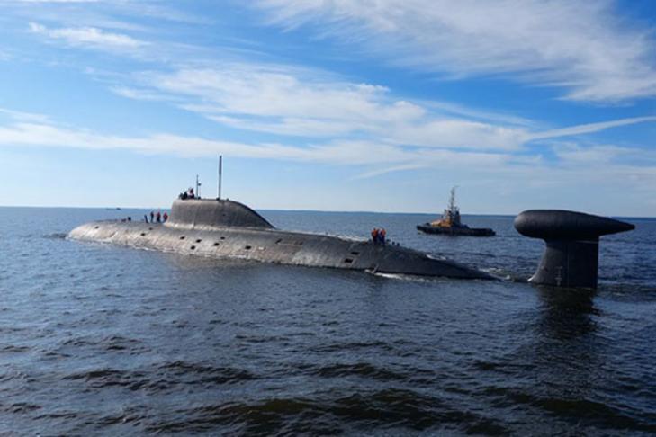 Атомный подводный крейсер «Новосибирск» пустил крылатую ракету по морской цели