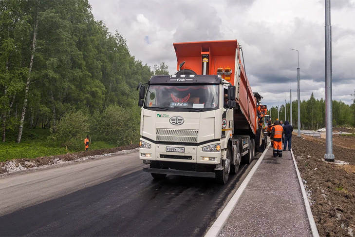 Дорогу к СКИФу в Новосибирской области реконструируют по нацпроекту «Инфраструктура для жизни»