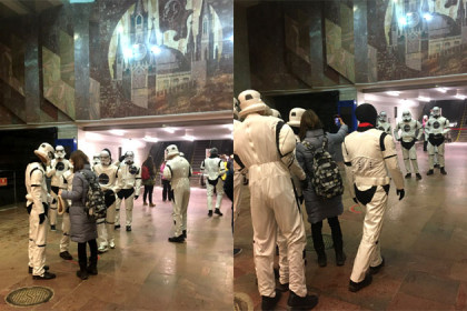 Десант штурмовиков из «Звездных Войн» высадился в метро Новосибирска