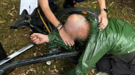 Новосибирец застрял рукой в велосипеде на Вокзальной магистрали