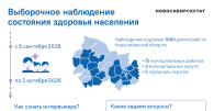 Новосибирскстат проведёт опрос о здоровье жителей региона