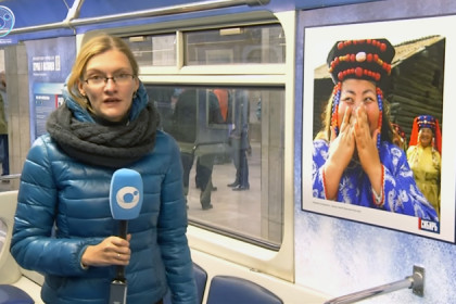 Лица и природа Сибири – новая экспозиция в вагоне метро