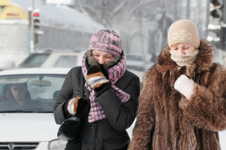 О морозах ниже -35°С разослали SMS-ки в МЧС Новосибирска