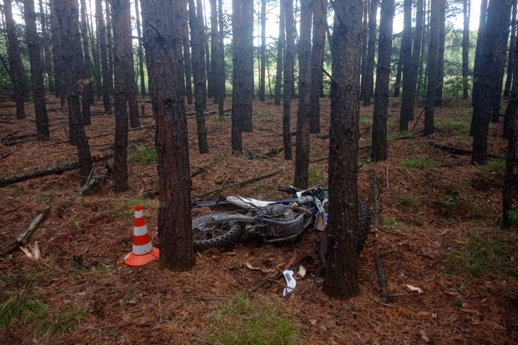 Парень на питбайке погиб в ДТП с деревом под Новосибирском