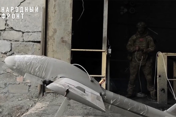 Новосибирцы показали разгром укрепа ВСУ дроном «Молния-2»