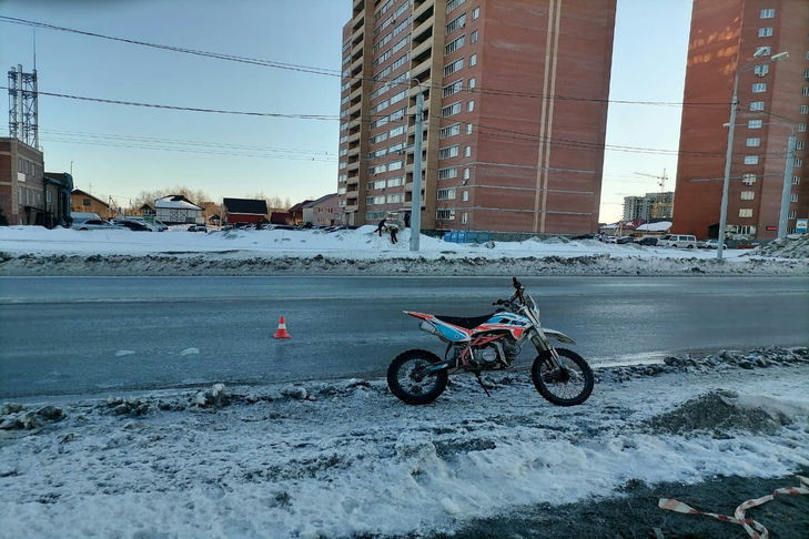 Первое в 2023 году ДТП с мотоциклом произошло в Новосибирске