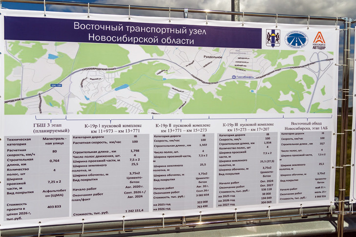 Увеличить темпы работ: Андрей Травников рассказал о строительстве Восточного обхода