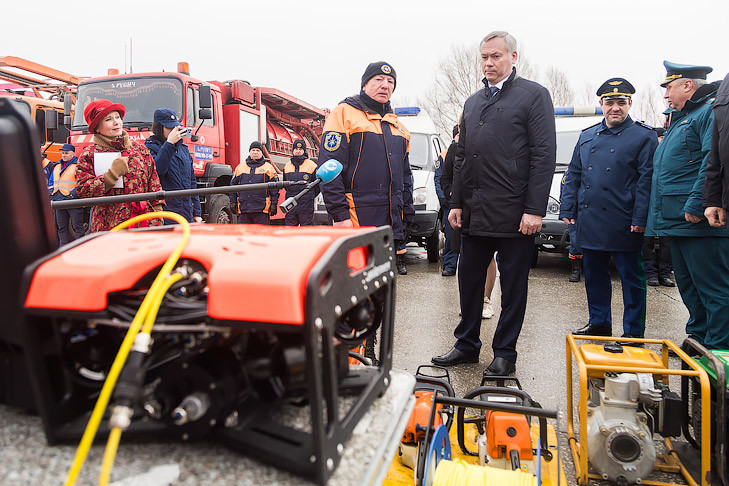 Андрей Травников оценил готовность к паводку-2024 в Новосибирской области
