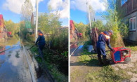 Воды по щиколотку: затопленные дачи третьи сутки спасают в Новосибирске