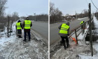 Начался ремонт моста через реку Тула в Новосибирске