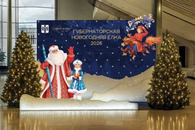 Губернаторская новогодняя ёлка-2026 открылась в Новосибирске