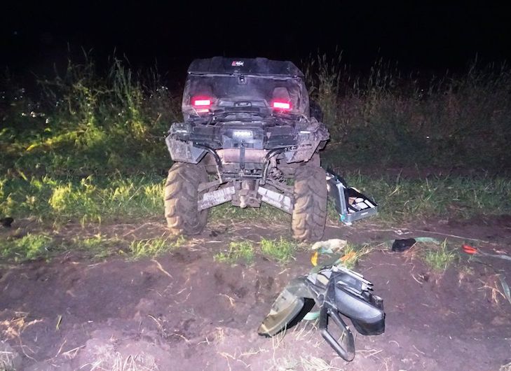 Водитель кадроцикла разбился на проселочной дороге под Новосибирском