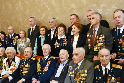 Герои-ветераны встретились на торжественном приеме в честь Дня Победы