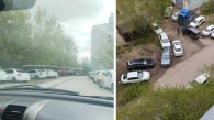 ГАИ не нашла нарушений в массовой парковке такси в новосибирском МЖК