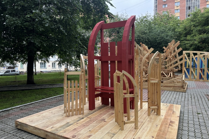 Памятник санкам установят в микрорайоне Клюквенный в Новосибирске