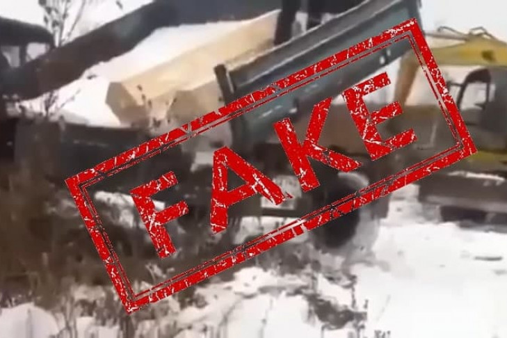 Видео с падающими в яму гробами в Новосибирске назвали фэйком