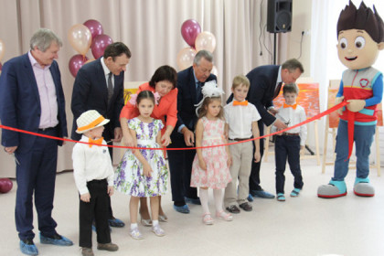 Детский сад за 185 млн рублей открылся в Новосибирской области