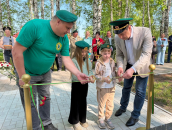 В Новосибирской области открыли монумент пограничникам
