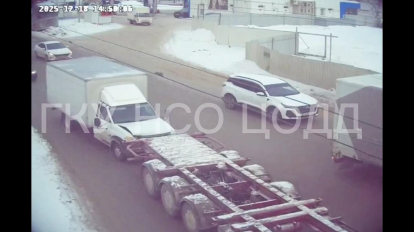 В Новосибирске произошло ДТП на Дмитровском мосту