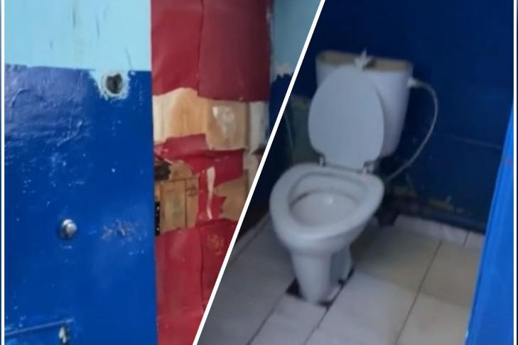 Только для набора воды: скандал с туалетом без ремонта в школе №97 Новосибирска прокомментировали в мэрии