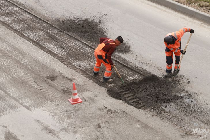 Дефекты ремонта улицы Волочаевской в Новосибирске устранят к середине лета