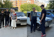 Блогеры подарили пенсионеру из Новосибирска новую машину вместо сгоревшей